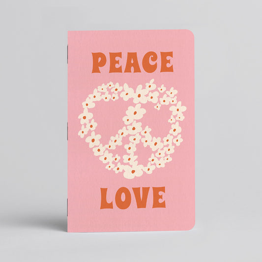 Love and Peace Blooms Notebook