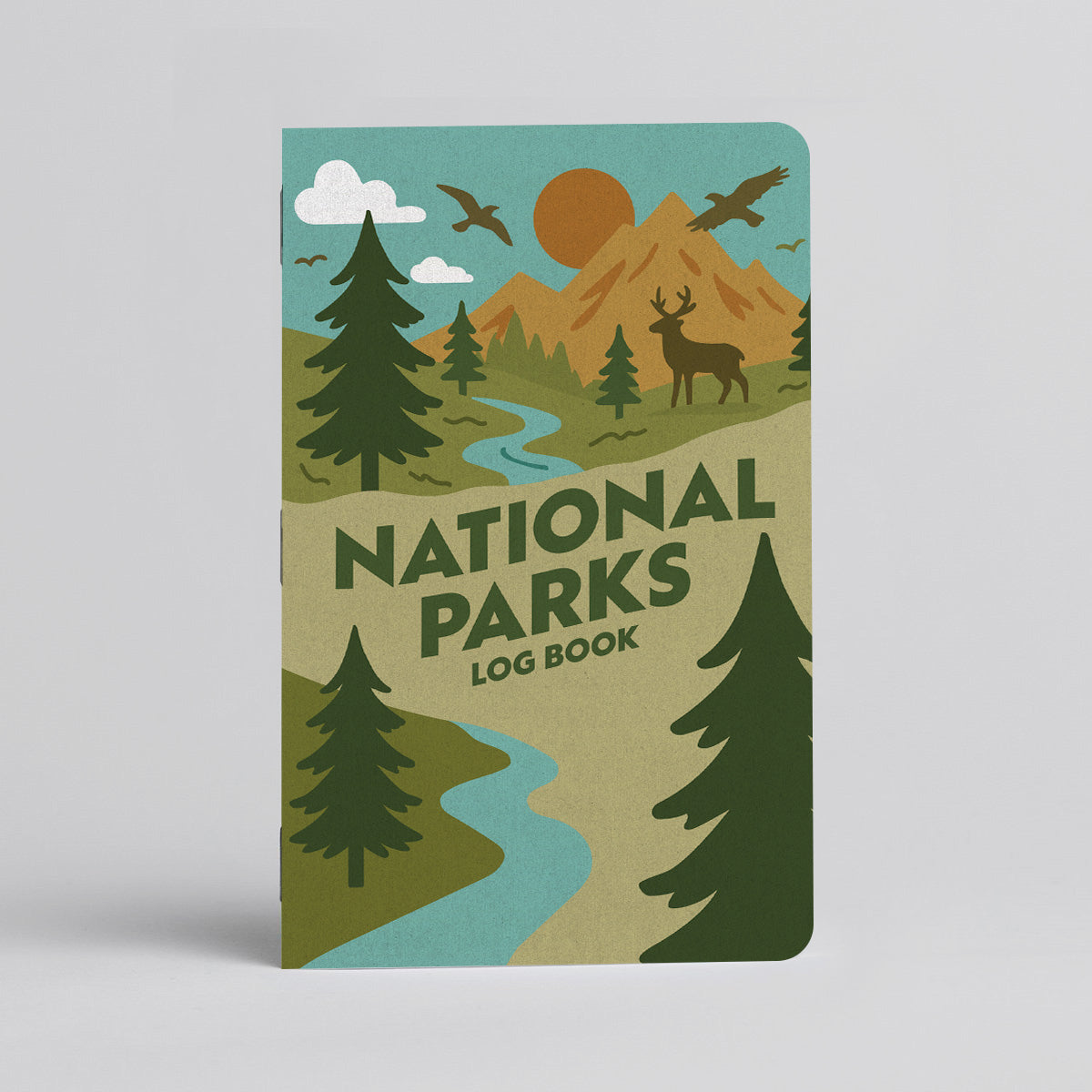 National Parks Logbook - Two - 20 page pocket sized memo books