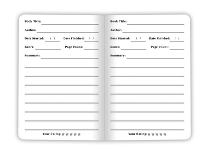 Book Club Log Book - pocket size and larger options available