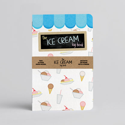Ice Cream Logbook - Two - 20 page pocket sized memo books