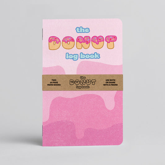 Donut Logbook - Two - 20 page pocket sized memo books