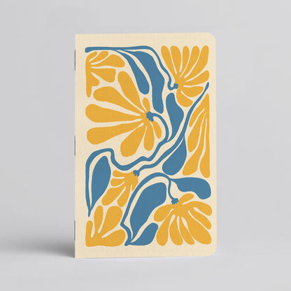 Yellow Floral Notebook