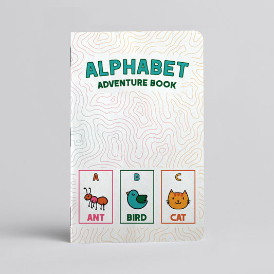 Alphabet Adventure Log Book - Two 28-page books