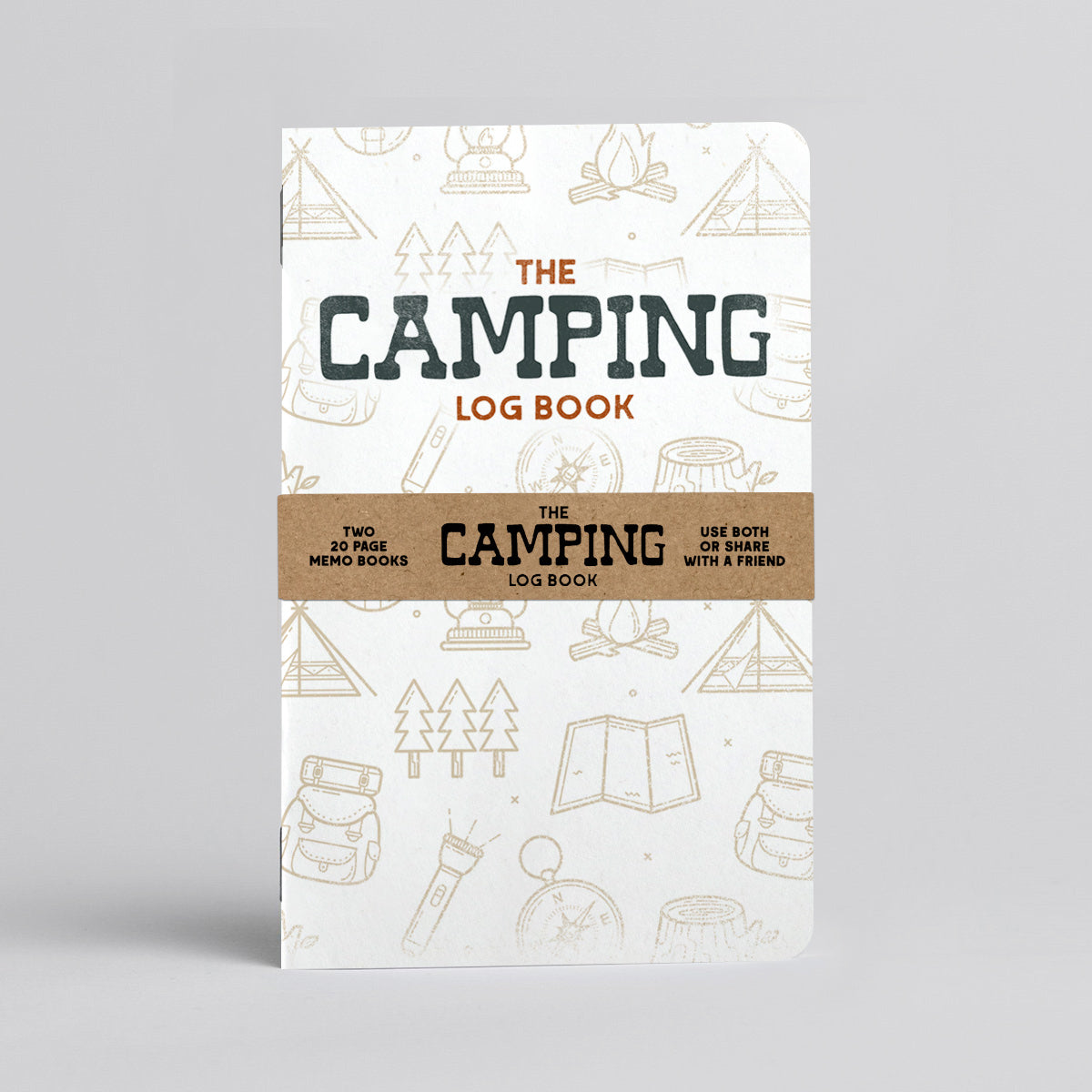 Camping Log Book - Two 20-page books