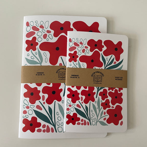 Poppy Floral Notebook