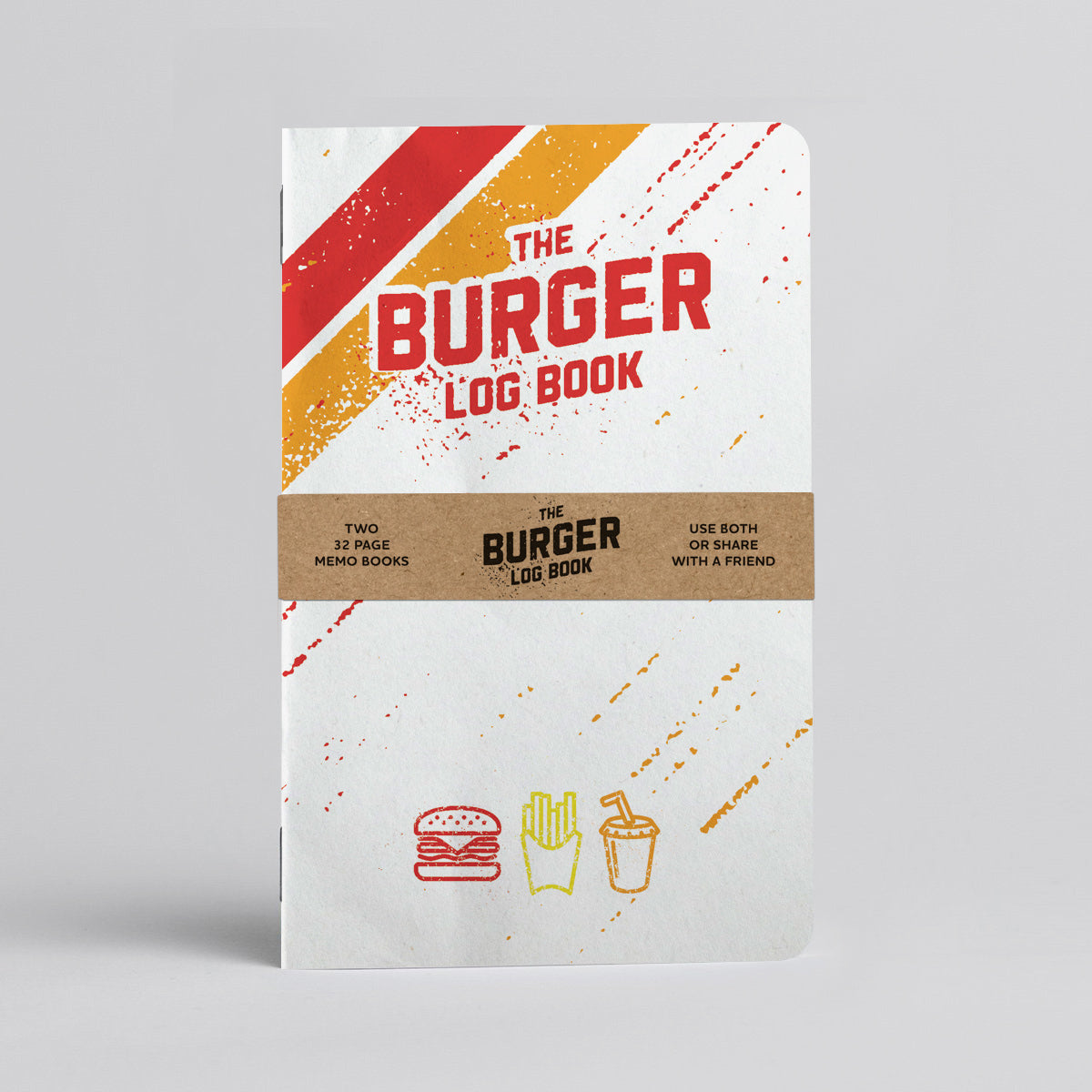 Burger Log Book - Two 20-page books