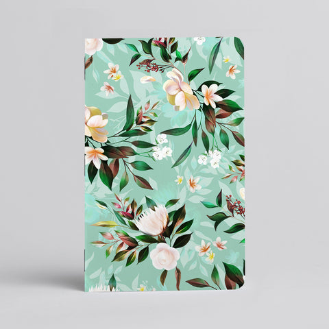 Mint Floral - Two 32-page books