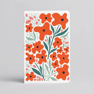 Poppy Floral Notebook
