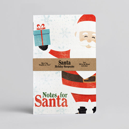 Notes For Santa Log Book - One 12-page pocket sized logbook